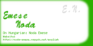 emese noda business card